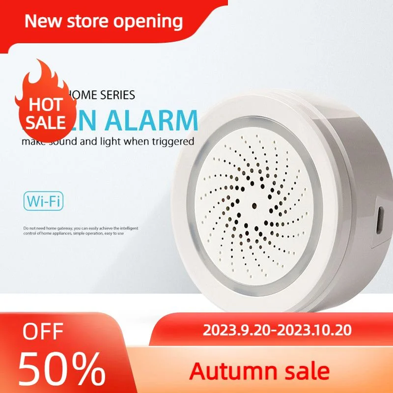 

Wifi Sound And Light Security Linkage Sound And Light Horn Whistle Zmwl073