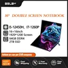 Laptop 16+16inch Intel Core i7-1260P/i5-12450H Dual Screen 64GB DDR4 2TB SSD 4.7GHz HD Camera Touchscreens Lightweight Notebook 1