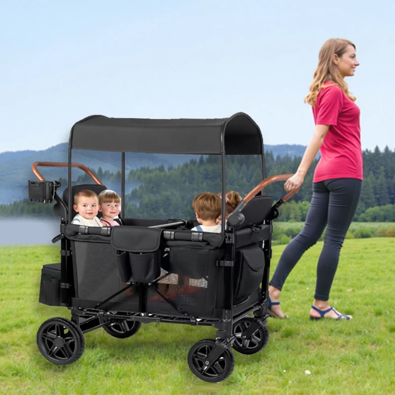 Trending Baby Folding Travel Stroller Luxury Pram 2 in 1 Stroller for 0-3 Years 1
