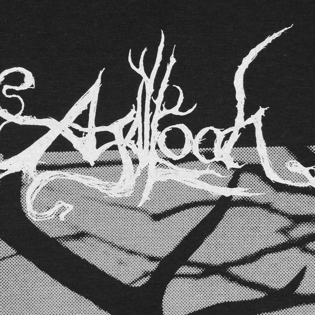 Фото Футболка Agalloch с мантией, черная фольклорная металлическая повязка, мужская летняя промытая хлопковая футболка №3