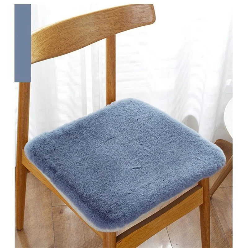 Four Season Universal Breathable Plush Cushion Chair Mats Office Home Cushion Modern Simple Style Comfortable Breathable Pads 5