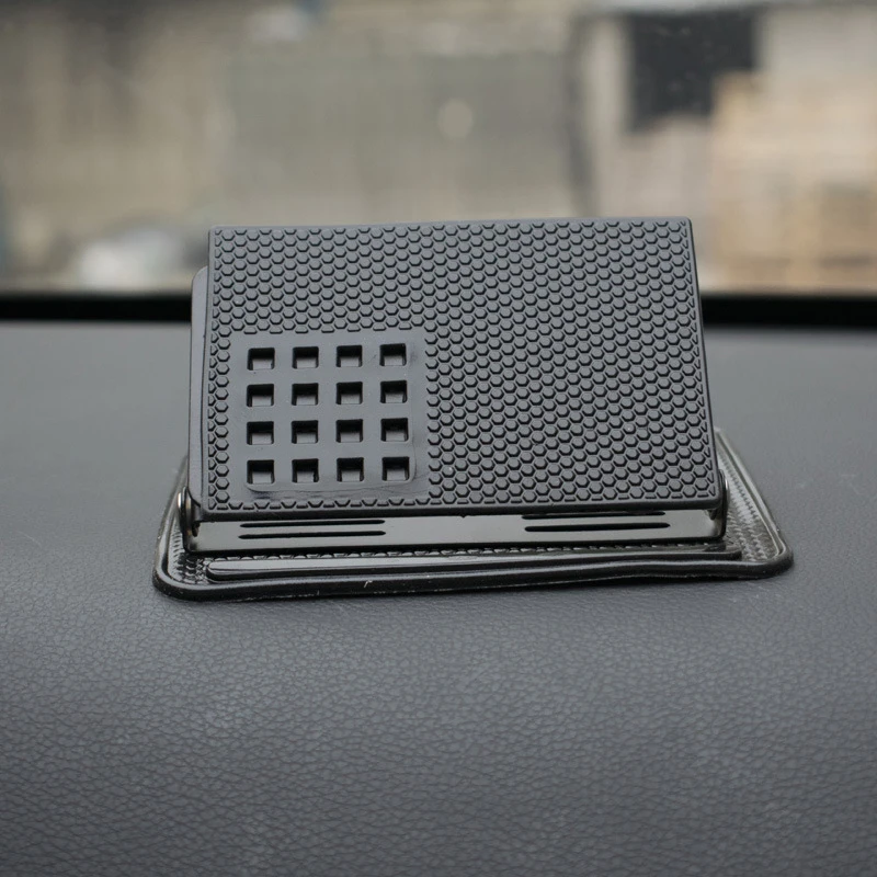 Car Ornament Silicone 360 Rotating Phone Holder Non-Slip Mat Automobile Dashboard Adjustable Angle Sticky Pad for GPS Navigation car non slip mat car dashboard mat non slip dash mat dash adhesive holder silicone anti slip pad silicone anti skid pad dashboard phone holder dash phone holder