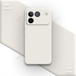 Enhanced Silicone Case - Soft, Flexible, Lightweight, Shockproof, High - Quality Back Shell in Plain Color for Honor Win (Lvory White)