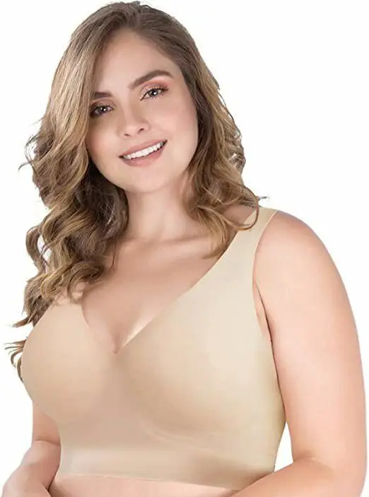 

Hide Back Fat Underwear Full Coverage Bra Plus Size Push Up Bra Women Deep Cup