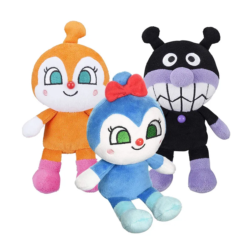 Фото Kawaii аниме Anpanman Baikinman Melonpanna ток панман доkinchan Kokinchan плюшевые детские мягкие игрушки для детей подарки 18 см №4