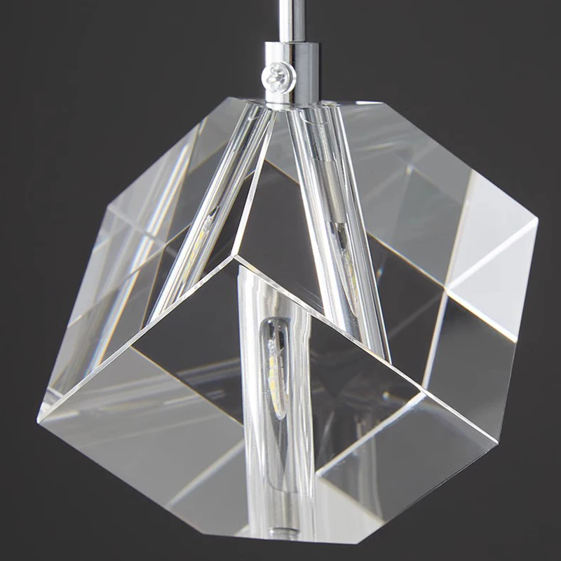 Bedroom Bedside Crystal Pendant Lamps Nordic Restaurant Bar Desk Study Chandelier Modern Adjustable Small Hanging Lights pendant lights pendant lamp chandelier lighting vintage pendant lights