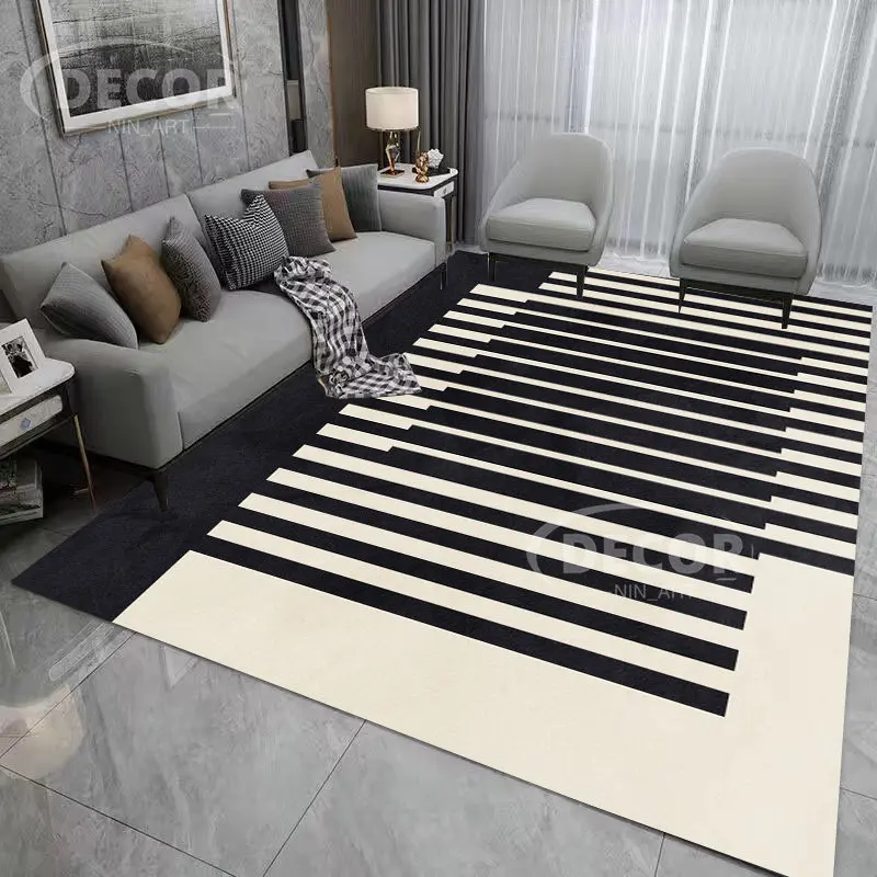 

Modern Geometry Mats Anti Slip Floor Carpet Living Room Print Doormat for Large Area Line Kitchen Entrance Rugs Home Decoration