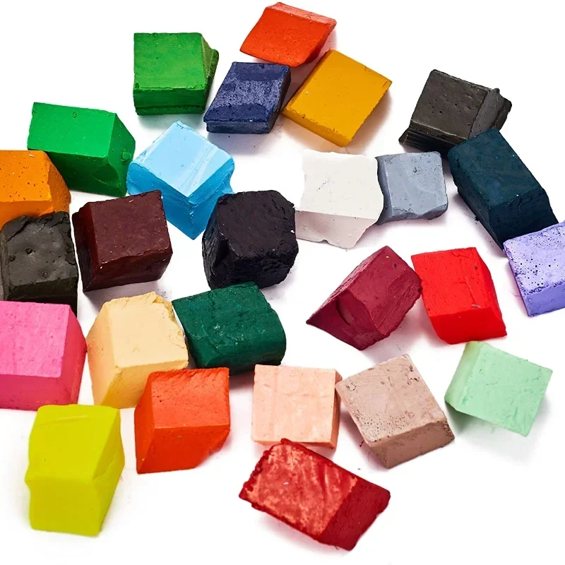 Candle dyes kit 14 colors candle solid powder pigment dye chip wax tablets DIY soy making kit