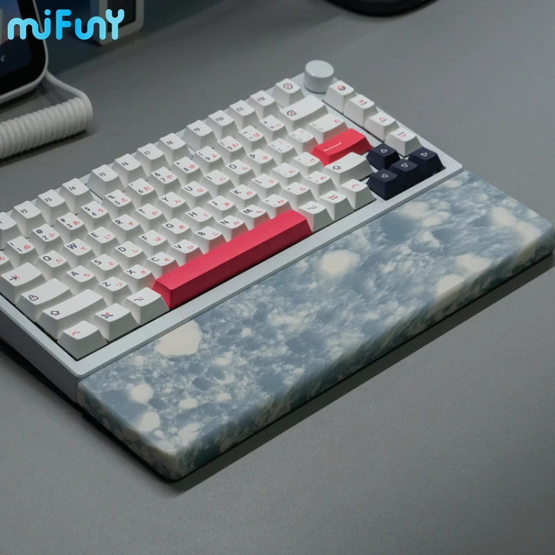 Mifuny-descanso de Mão do Teclado Microlite Alívio Confortável Descanso de Pulso Original Ergonômico para 61 68 87 98 104 Teclas Teclado Mecânico