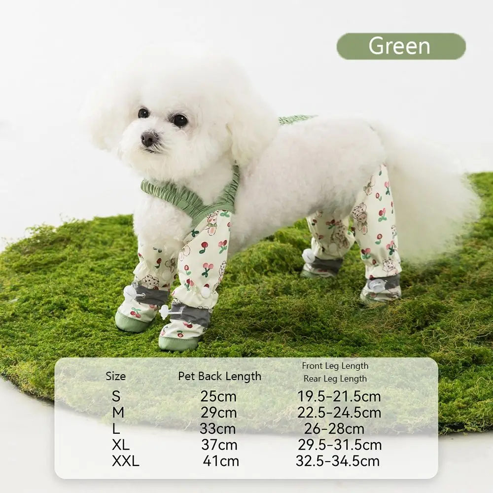 Polyester Dog Pants Reflective Stripe Waterproof Dustproof