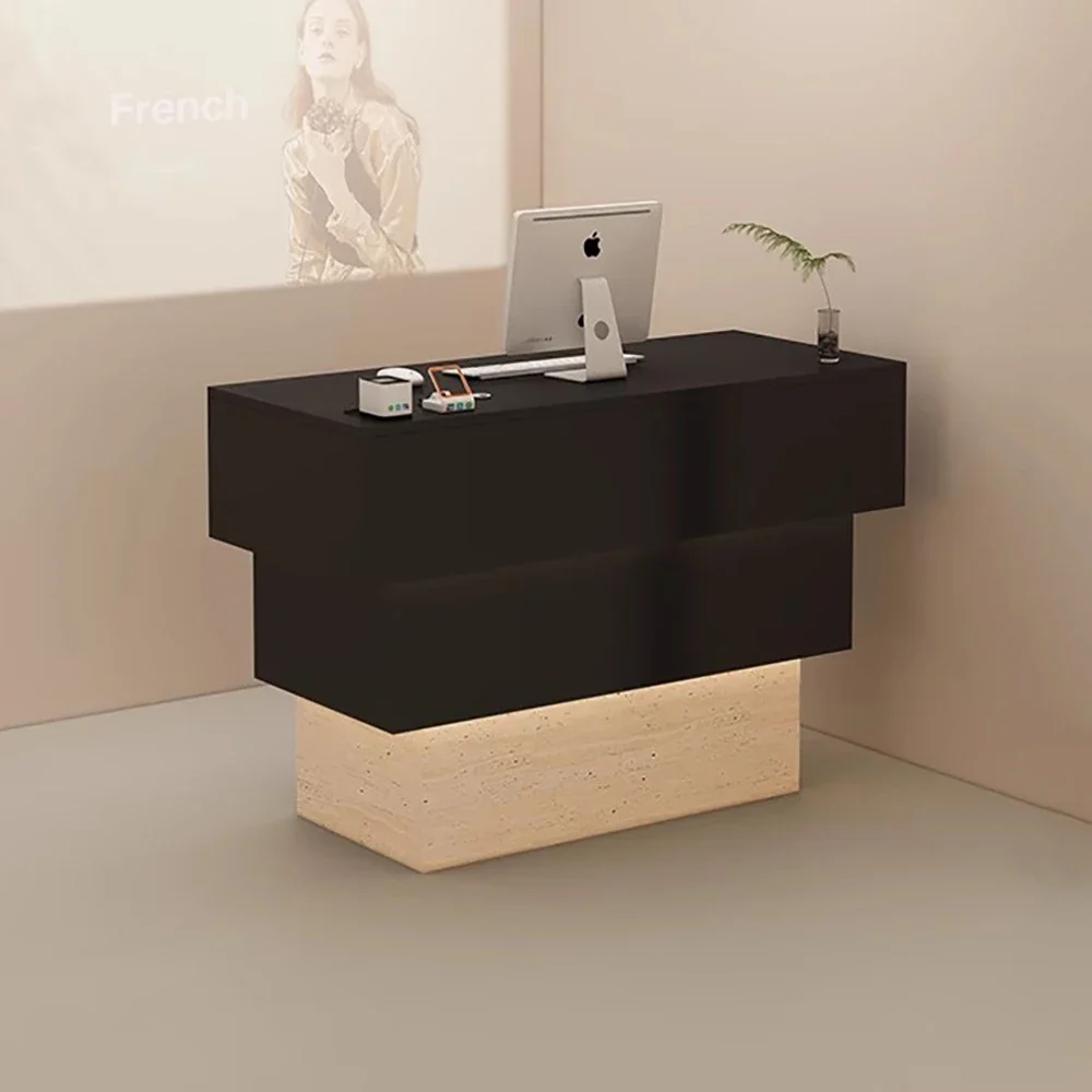 Office Supermarket Reception Desks Store Design Simple Style Front Desk Luxury Bar Counter Salon Mostrador Negocio Furniture