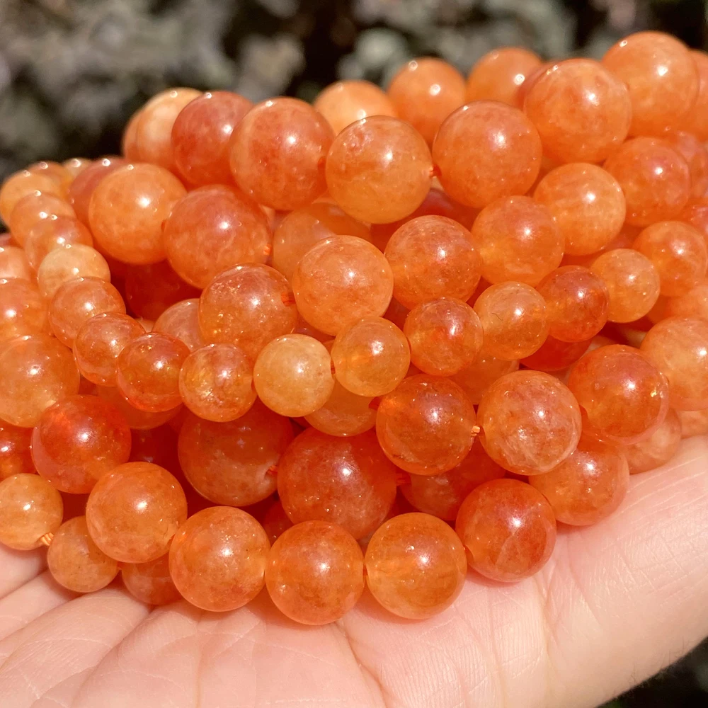 45Pcs Orange Chalcedony 8mm Beads 8MM Stone Beads for Bracelets Natural  Gemstone Beads Bracelets – the best products in the Joom Geek online store