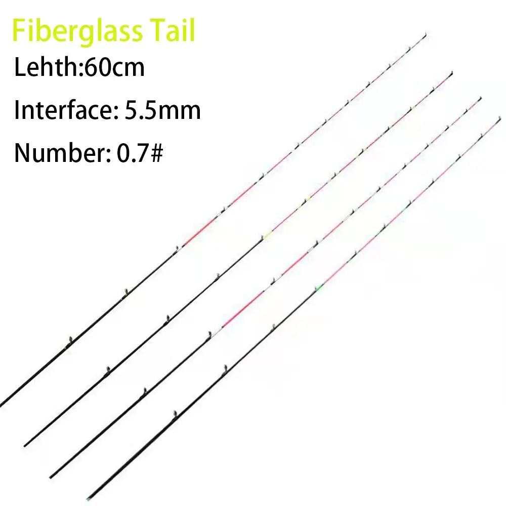 Scion mi-titane rétractable fibre de verre/carbone pour canne à pêche spinning portable
