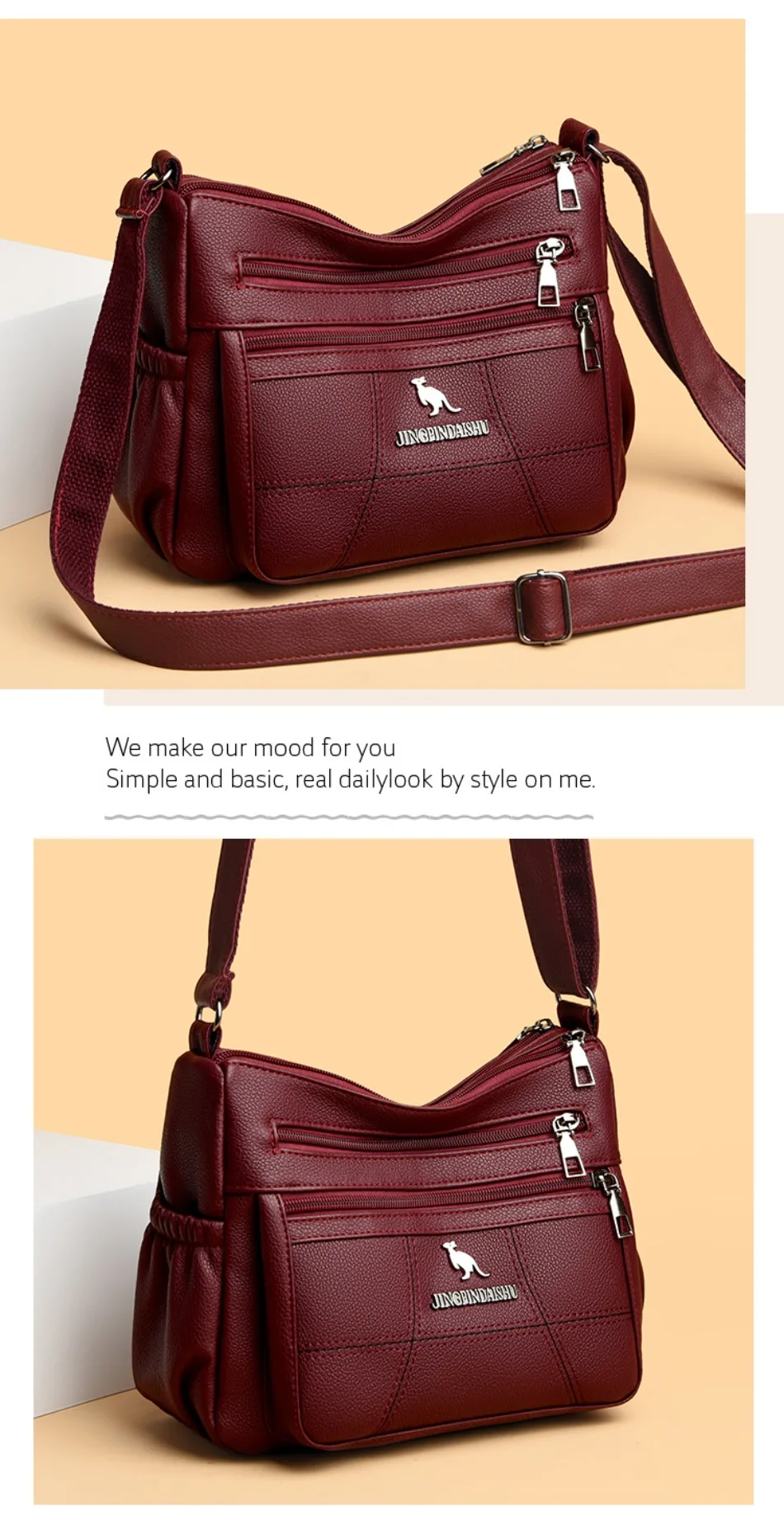 High Quality Women Shoulder Bag Leather Luxury Handbags