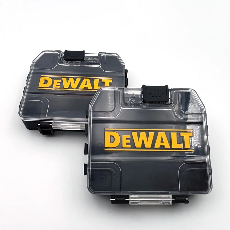 Tool Accessories Storage Box Set DEWALT Original TSTAK Black Small/Medium Plastic Rugged Portable ToolBox