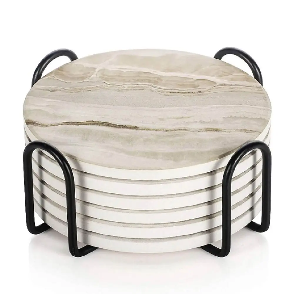 Mental Coaster Mat Storage Rack Durable Space Saving Placemat Storage Organizer Kitchen Accessories Desktop Decoration 2