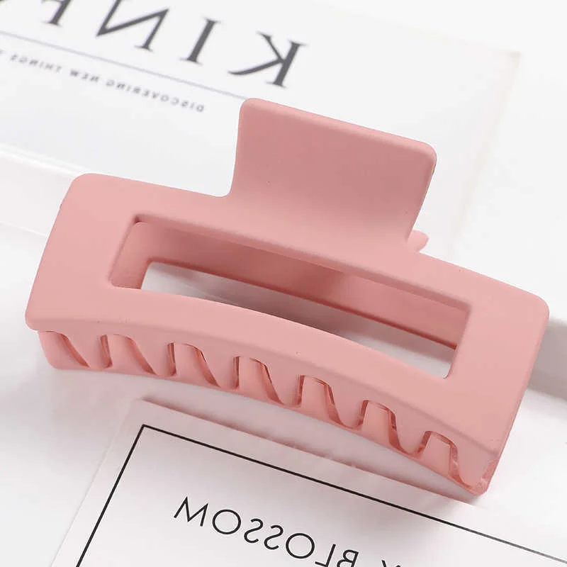 Koreanische Frauen Mädchen Acryl Haar Krallen Haar Clips Headwear Große Größe Haarnadeln Krabben Spange Mode Ornament Haar Zubehör – Detail 11
