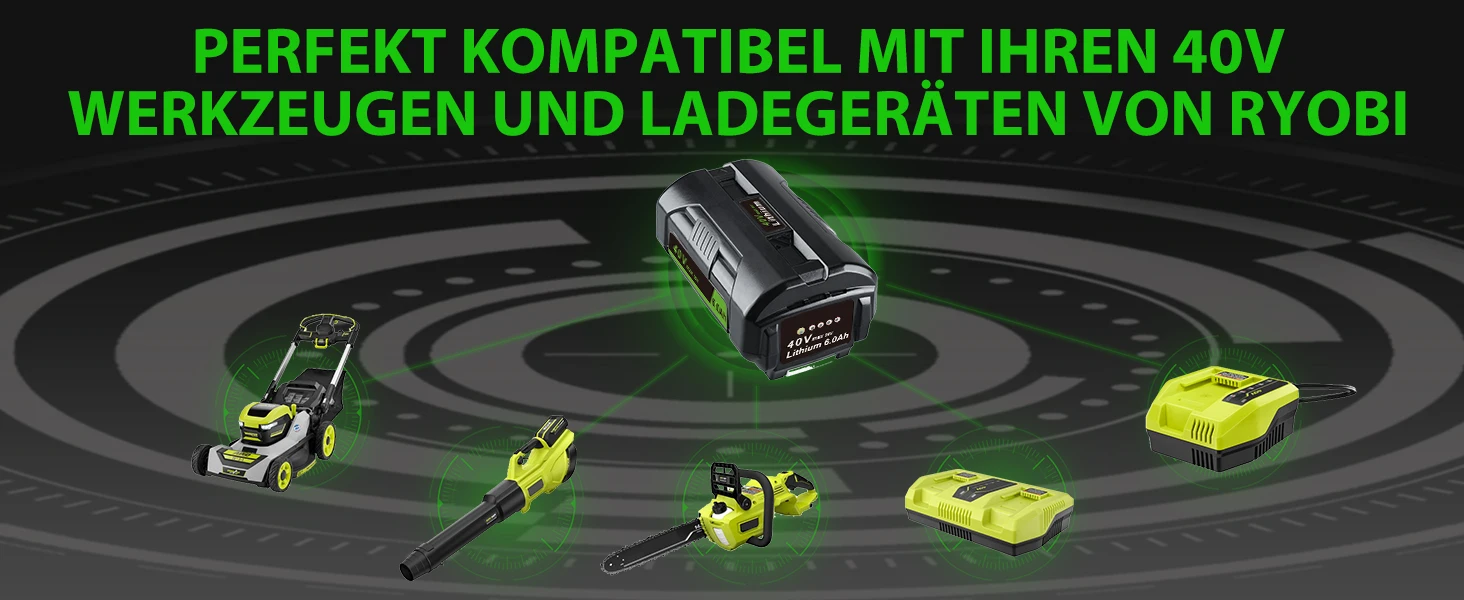 1/2/4Pcs OP4040A1 6.0Ah 40V ONE+ Li-Ion Battery Replace for Ryobi OP4015 OP4026 OP40401 OP4050 OP40501 OP4060A Tools Battery pin