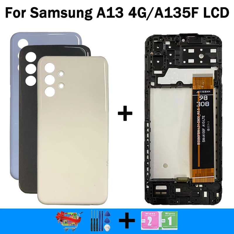 6.5 "Nuovo A13 Lte Lcd Per Samsung A13 4G Display Lcd Touch Screen Digitizer Per Samsung A13 A135 A135F A135U A135U1 Lcd