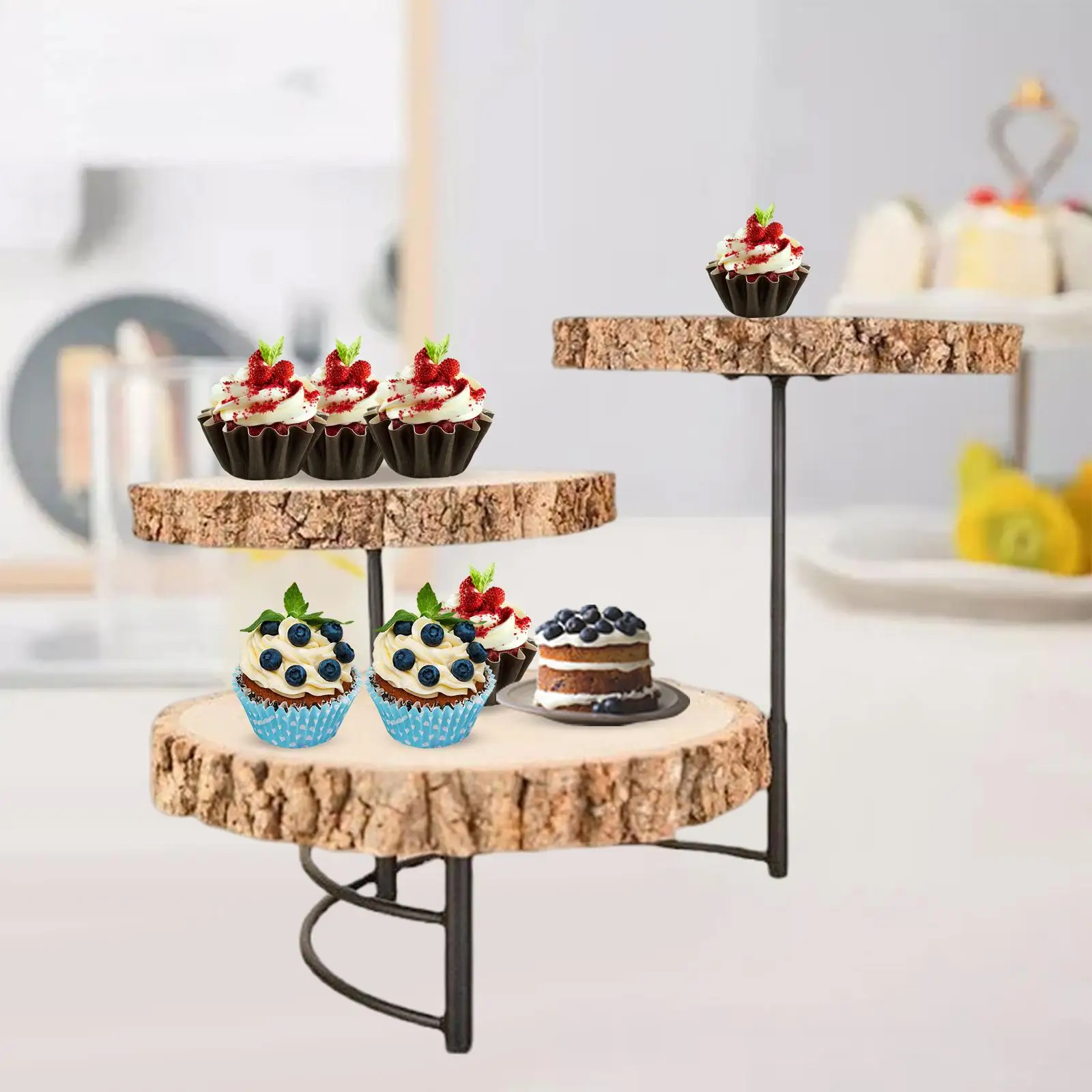 Cupcake Cake Stands 3 Layer Serving Platter Cake Plate Stand Sushi Entertaining