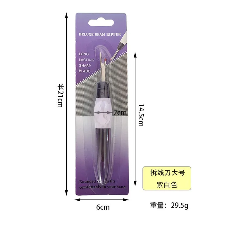 Steel Plastic Handle Craft Thread Cutter Seam Ripper Stitch Unpicker Needle Arts Sewing Tools 