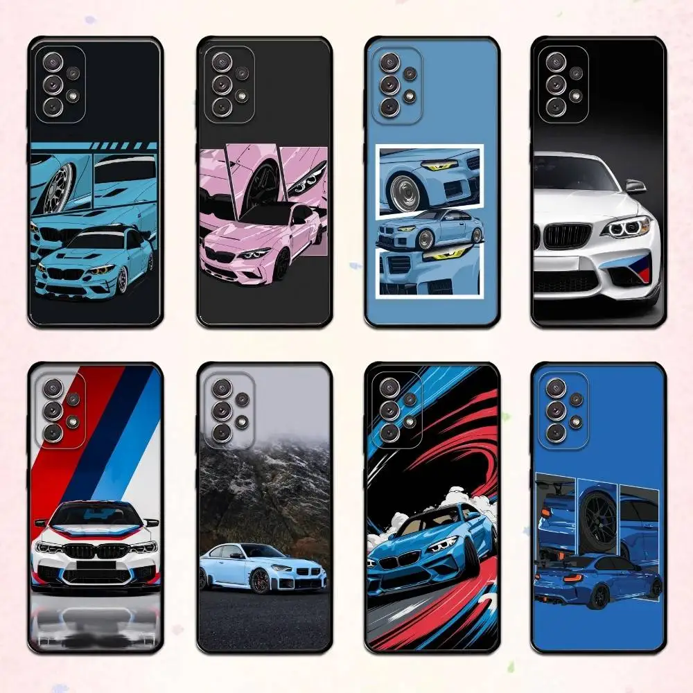 High-Performance Sports Car Themed Soft Black Phone Case