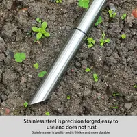 Manual Plant Transplanter Metal Manual Plant Transplanter Labor-Saving Gardening Supplies Wear-Resistant Transplanter Tool For 1