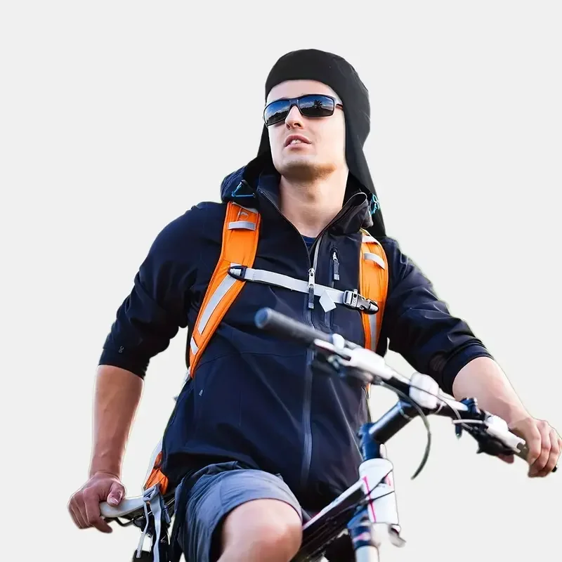 Outdoor cycling climbing climbing sun protection neck long cap long tail cap summer cool helmet liner sun h 3