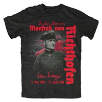 Flying Circus Focker D1 Albatros 1WK Red Baron Richthofen T-Shirt. Premium Cotton Short Sleeve O-Neck Mens T Shirt New S-3XL 1