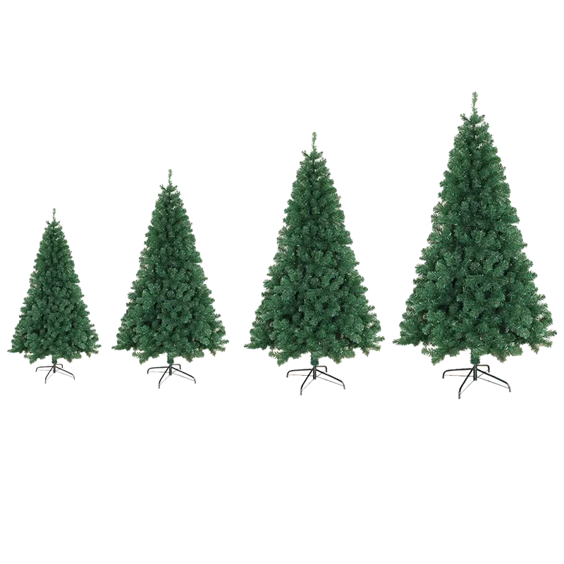 2.1m Artificial Christmas Tree with 800 Pine Branches PVC Flame