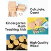 Wooden Montessori Math Toys Decimal Teaching Aids Arithmetic Game Toddler Early Learning Educational Toys For Children Preschool 5