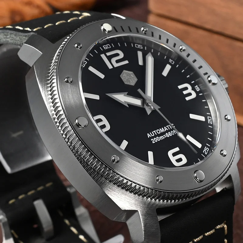 San Martin 43mm Classic Luxury Outdoor Military Style Miyota 8315 Automatic Mechanical Sapphire Men Watch  20 ATM BGW9 Luminous 2 pcs thermometer 60° to 120° 196x 43mm outdoor 2pcs room size 196mm x 43mm approx best price high quality house
