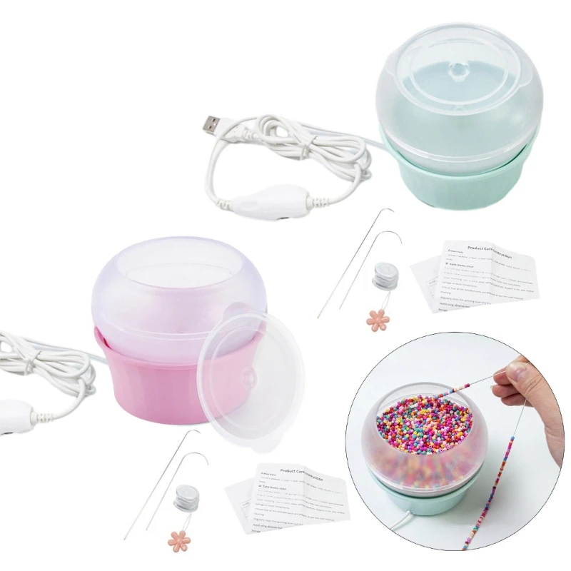 

Electric Bead Spinner Clay Bead Spinner for DIY Jewelry Making Bracelet Necklace