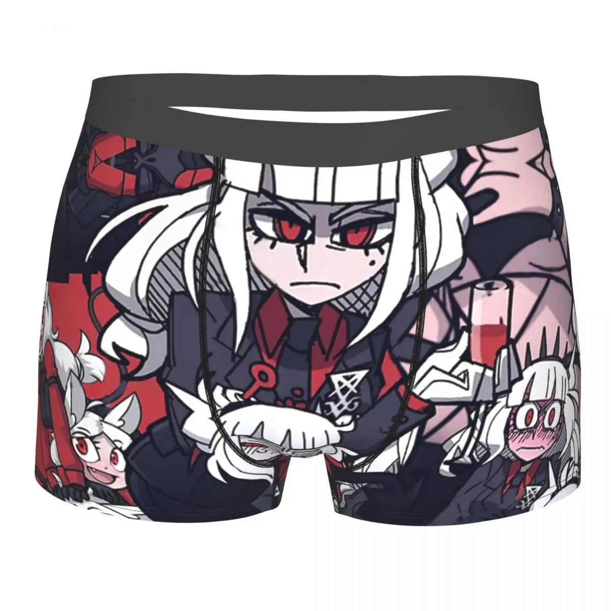 Helltaker Pattern Underpants Breathbale Panties Male Underwear Print Shorts Boxer Briefs summer hawaii casual beach vacation men s top shirt shorts pants 3d brand print retro pattern male oversized shirt european size