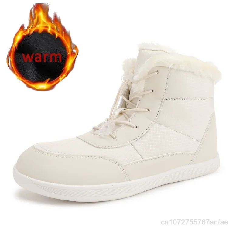 Women's Snow Boots Hiking Shoes Barefoot Snow Boots Warm Outdoor Hiking Shoes Winter Fur Ankle Women's Boot Barefoot Ankle Boots