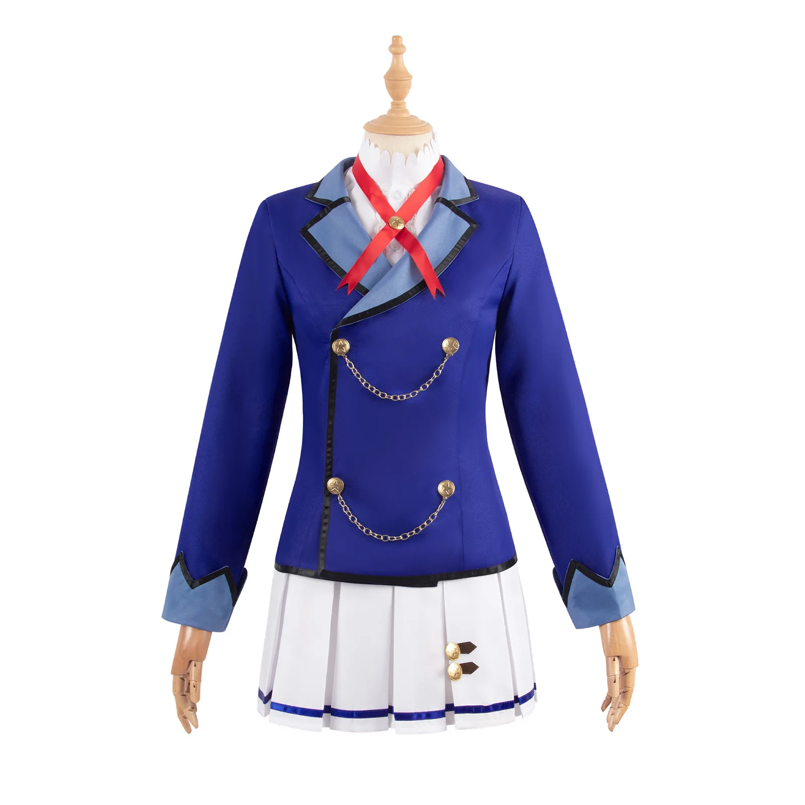 

Aikatsu Stars Hoshimiya Ichigo Cosplay Costume Uniform Woman Girl Maid Outfit Halloween Suit Party Role-Playing Clothing