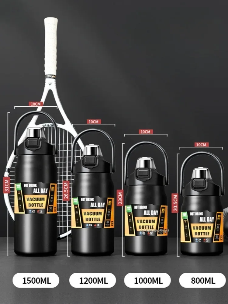 304 Stainless Steel Thermos with Straw 2