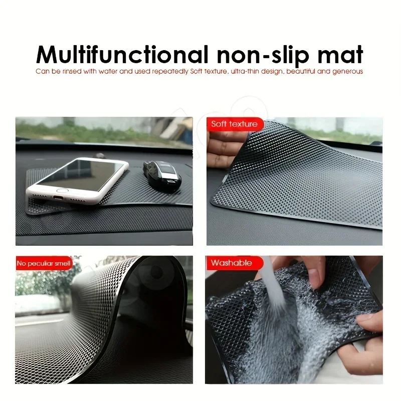 Car Dashboard Non-Slip Mat Gels Gel Pads Stickers for Phone Coin