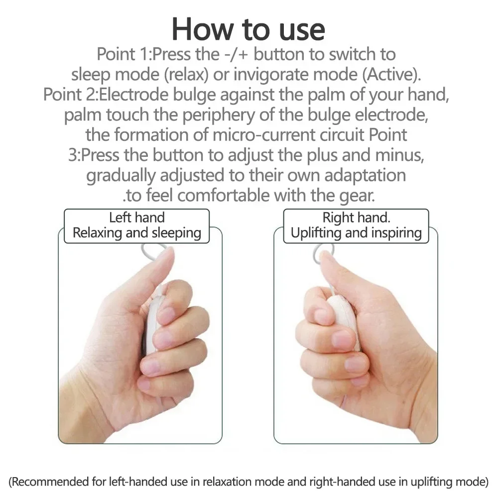 Sleep Aid,Brain Massage Adjust Heart Rate Relieve,Headache Focus Attention,Anxiety Relief Items,Improve Deep Sleep