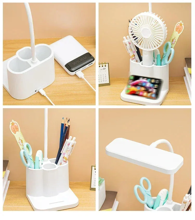 USB plug-in power Learning Dormitory Bedroom Bedside Reading Night Light LED Desk Lamp Eye Protection College Student Nightlight 6