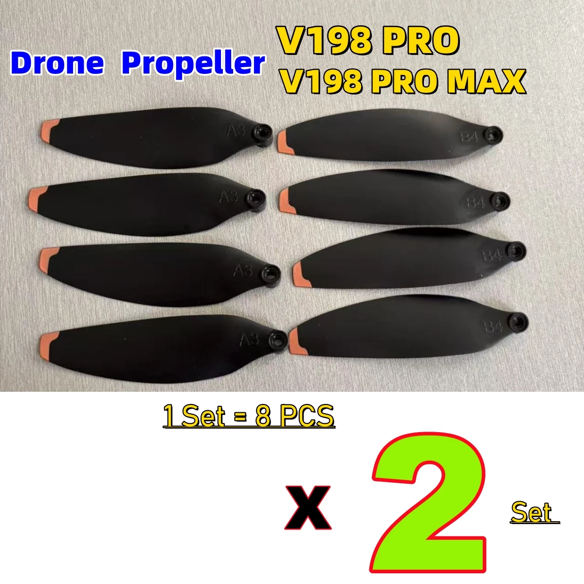 Drone Propeller JHD V198 PRO for Original V198 Pro MAX Drone Spare Paddle Pro MAX Replacement Blade drone propeller,drone propellers,drone propeller blades,propeller replacement parts