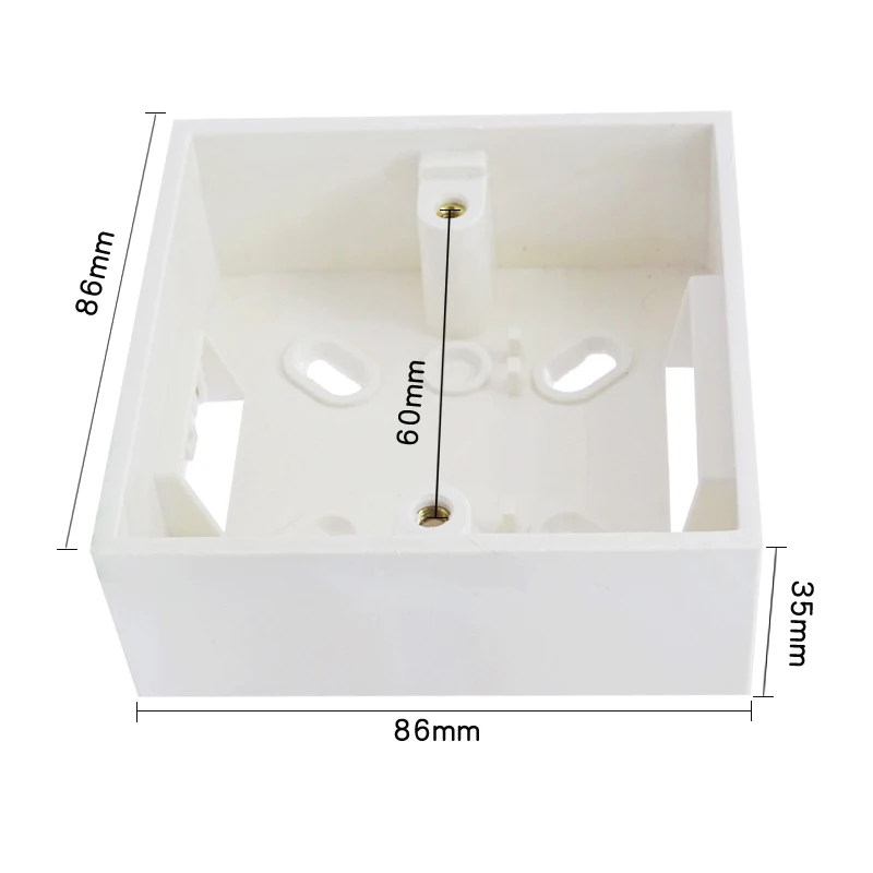 Wall Switch Socket Junction Box 86mm*86mm*35mm