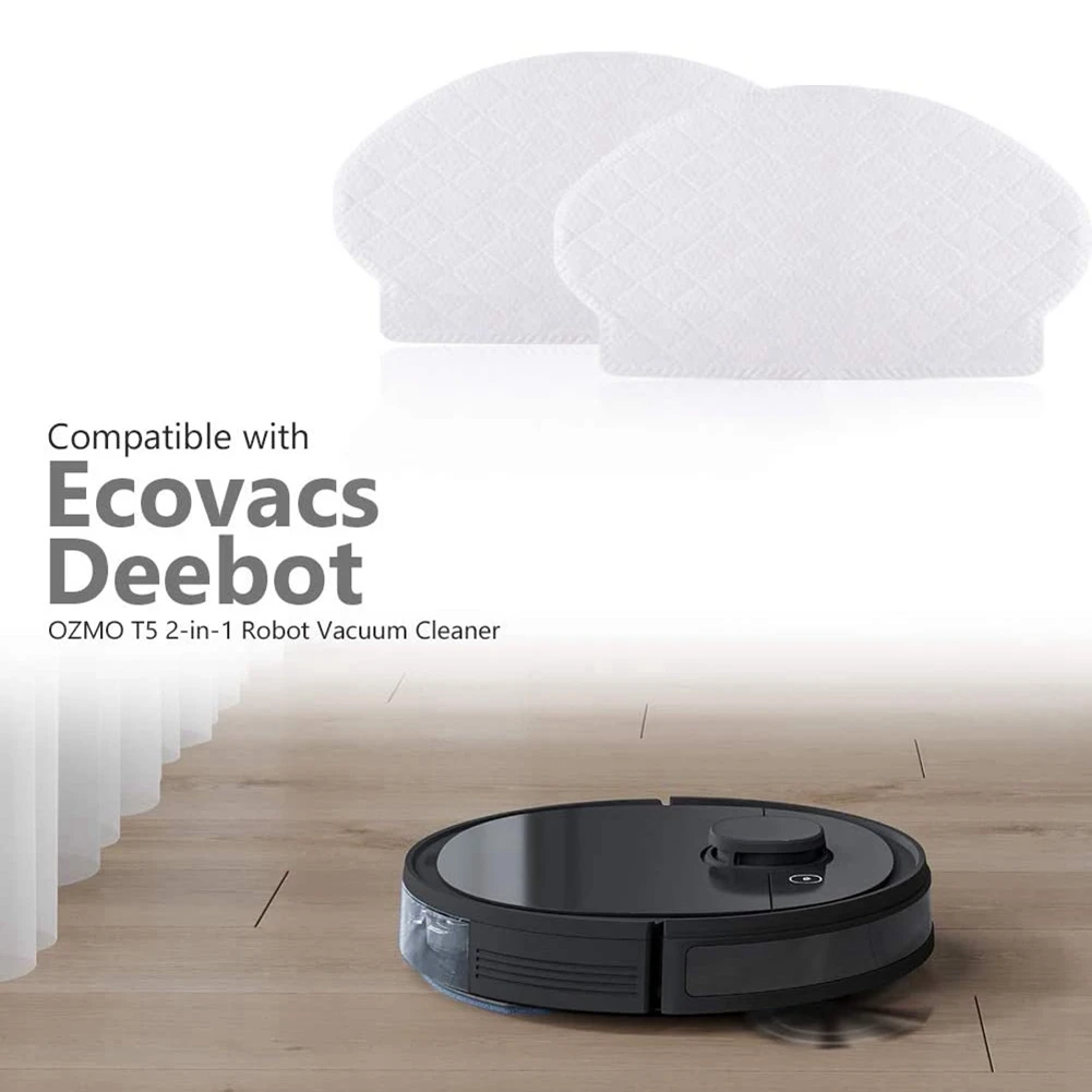 

50 шт./упаковка, одноразовые подкладки для робота-пылесоса Ecovacs Deebot OZMO N7 / T5 / OZMO 920 / OZMO 950
