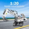 2.4G Radio Controlled RC Dump Truck 1/20 11CH Dumper Technique Car Vehicle Models for Children Adult Presents 4