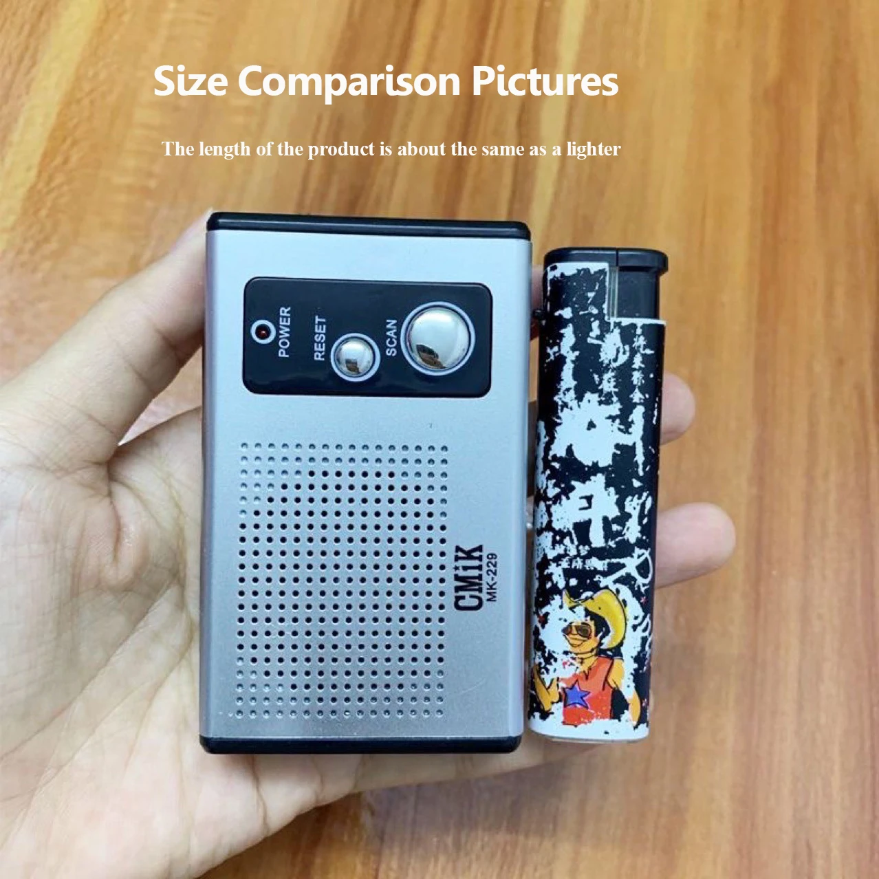 Mini Pocket FM Radio Portable High Sensitivity Radios Receiver with Retractable Antenna Powered By 2*AAA Batteries for Elder