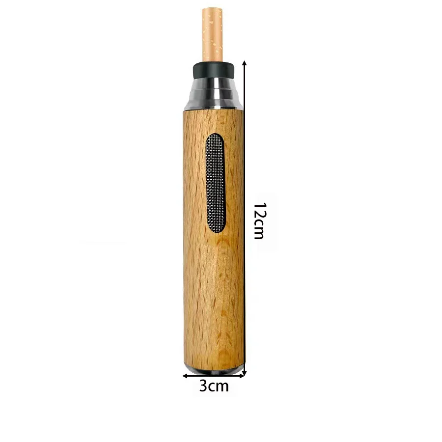 Portable Wood Ashtray Mini Car No Dropping Ash Suitable for Office and Car Use Perfect Gift for Him