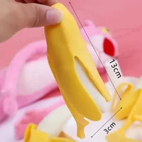 Cute Fruit Squishy Stress Balls Fidget Sensory Toy Squeeze Stress Relief Hand Toy Anti-Anxiety Banana Stretchy Slow Rising Toy - Image 5