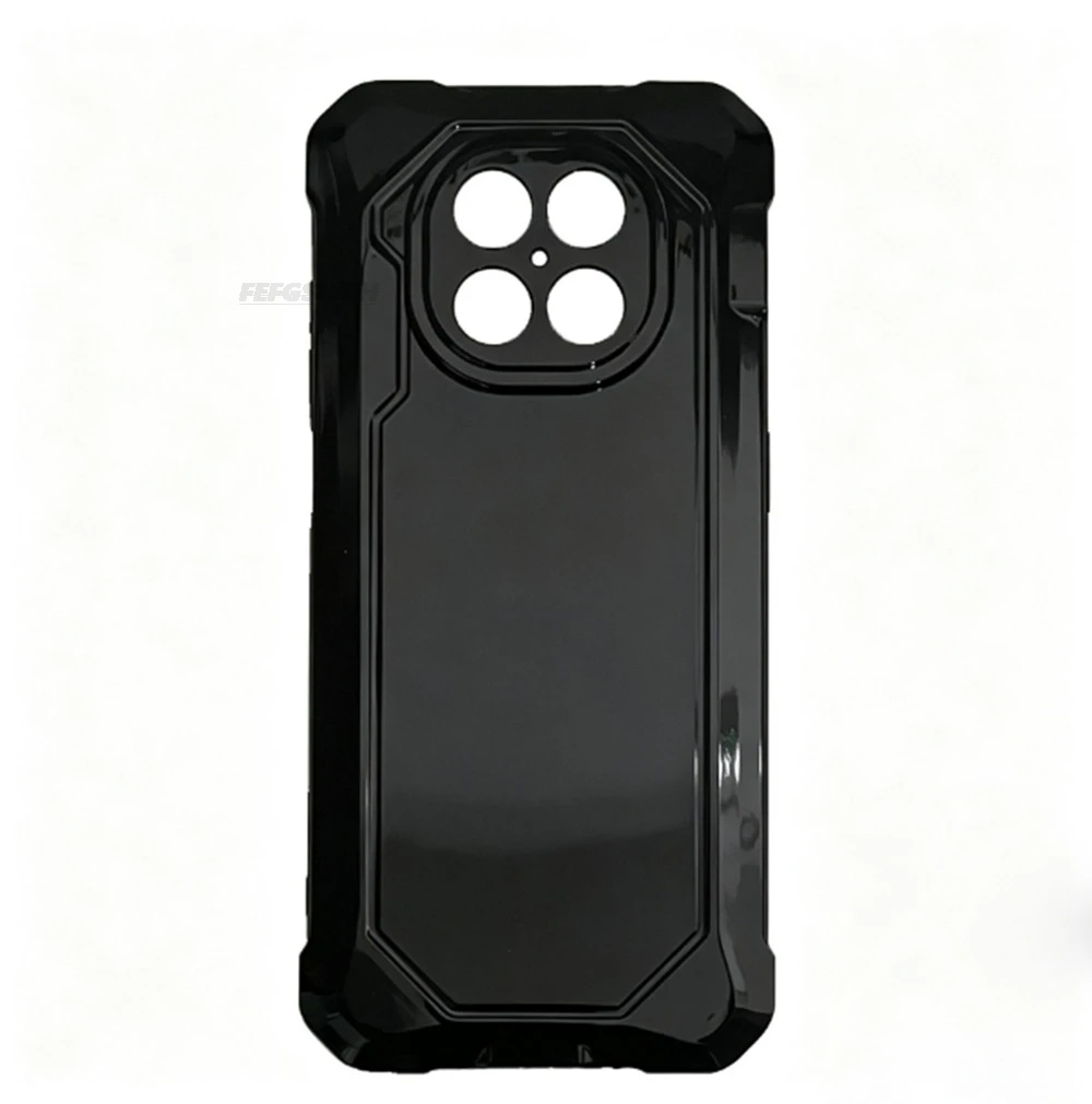 Durable Soft TPU Silicone Phone Case with Back Finger Ring