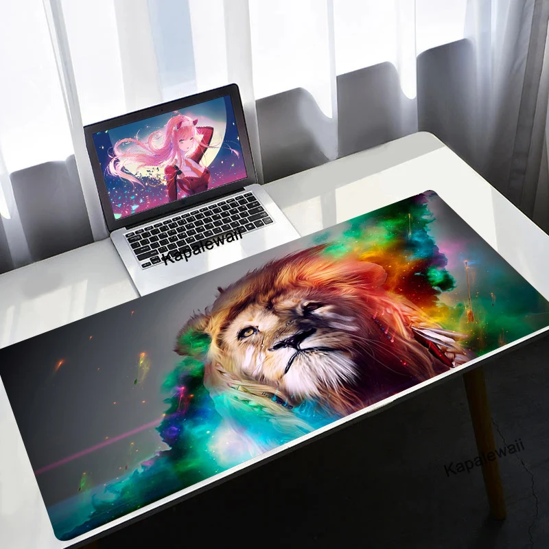 Коврик Львиной для мышки с аниме большой размер XXL Gabinete игровые аксессуары ПК