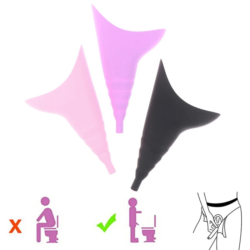 Portable Female Woman Ladies She Urinal Urine Wee Funnel Camping Travel Loo Uk female urinal funnel
